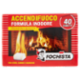 Fochista Accendifuoco Formula Inodore Premium Quality per Stufe, Camini e Barbecue 40 pz