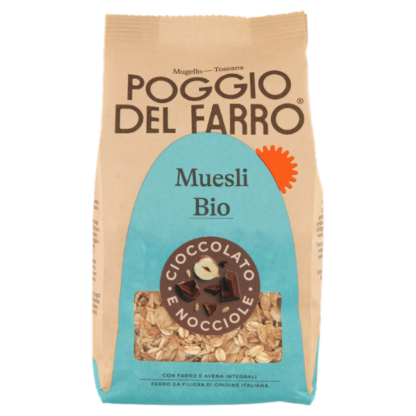 Poggio del Farro Muesli Bio Cioccolato e Nocciole 275 g