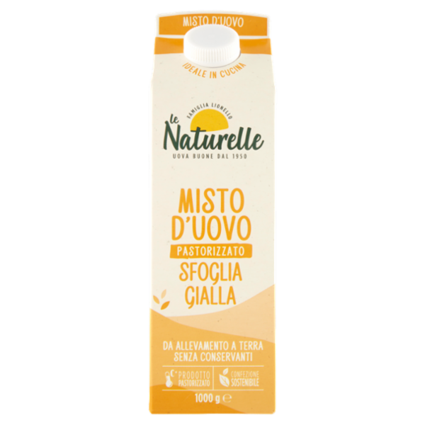 le Naturelle Misto d'Uovo Pastorizzato Sfoglia Gialla 1000 g