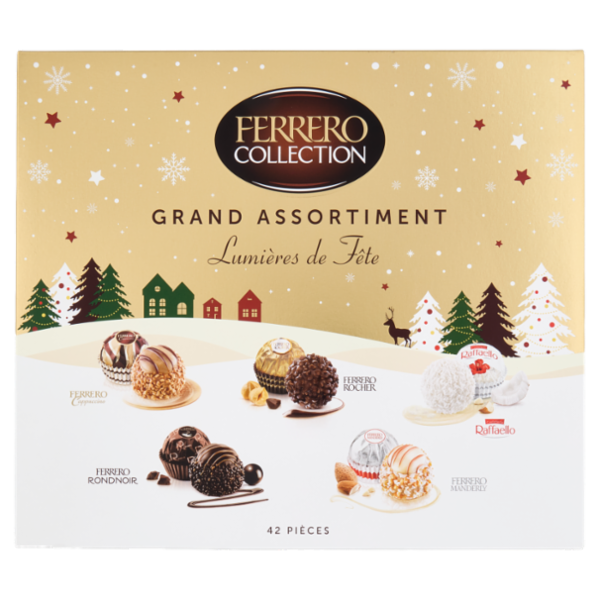 Ferrero Collection Grand Assortiment Lumières de Fete 42 pezzi 431 g