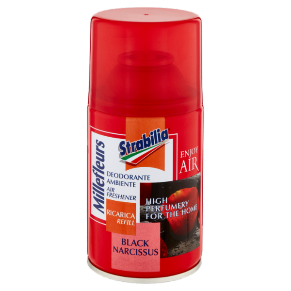 Strabilia Millefleurs Deodorante Ambiente Black Narcissus Ricarica 250 ml