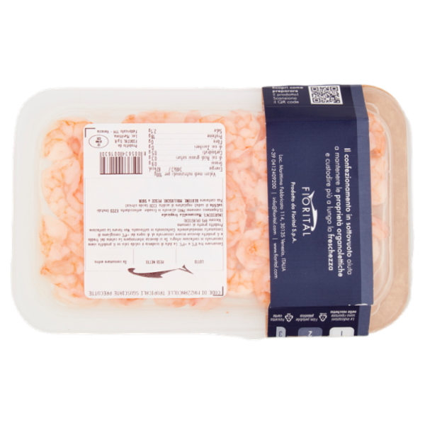 Fiorital Code di Mazzancolle Tropicali Sgusciate Precotte 0,200 kg