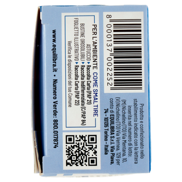 equilibra Urinelle Cranberry Funzionalità Vie Urinarie 12 Bustine Orosolubili 24 g