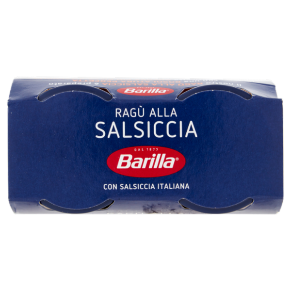 Barilla Sugo Ragù Salsiccia Condimento per Pasta 180gX2