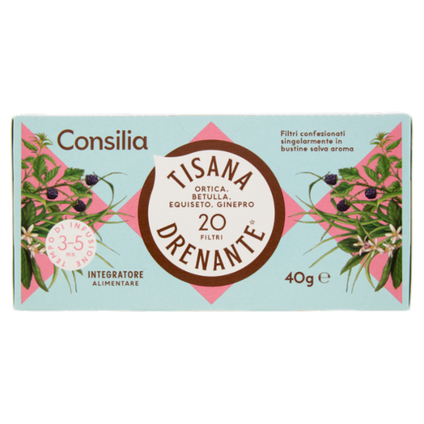 Consilia Tisana Drenante 20 Filtri 40 g