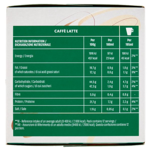 STARBUCKS Caffè Latte by Nescafé Dolce Gusto 12 Capsule 121,2g
