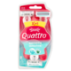Wilkinson Sword Rasoio usa&getta Quattro Smooth Sensitive 3+1 pz