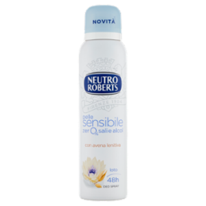 Neutro Roberts Pelle Sensibile Zero% Sali e Alcol Loto Deo Spray 150 Ml