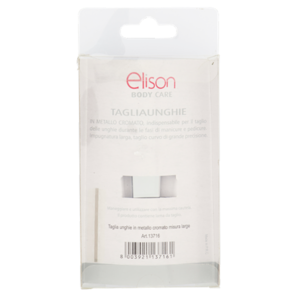 elison Body Care Hand & Foot Care Taglia Unghie in metallo cromato misura large