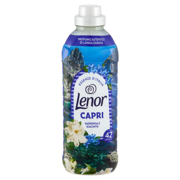 Lenor Essenze D'Italia Capri Ammorbidente Concentrato Gardenia e Giacinto, 42 Lavaggi 882 ml
