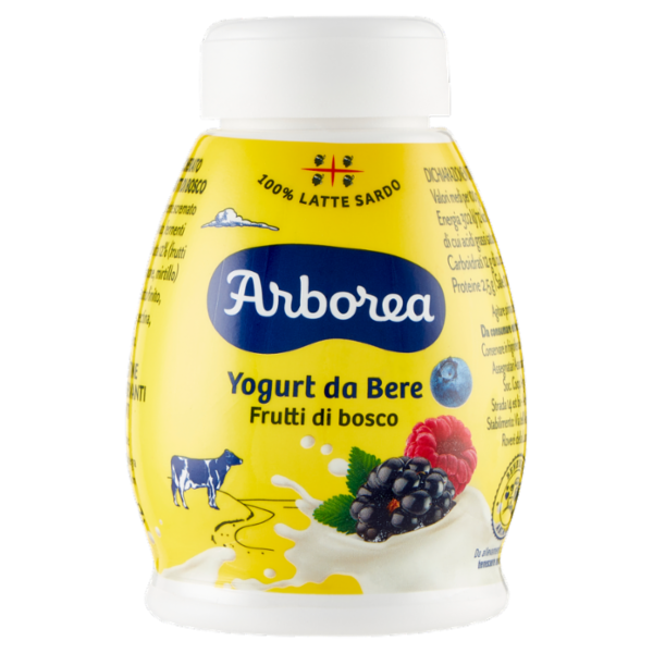 Arborea Yogurt da Bere Frutti di bosco 200 g