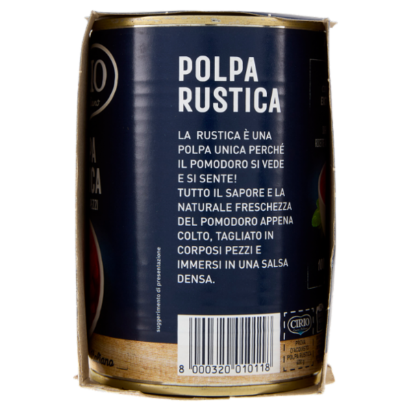 Cirio Polpa Rustica in Corposi Pezzi 2 x 400 g