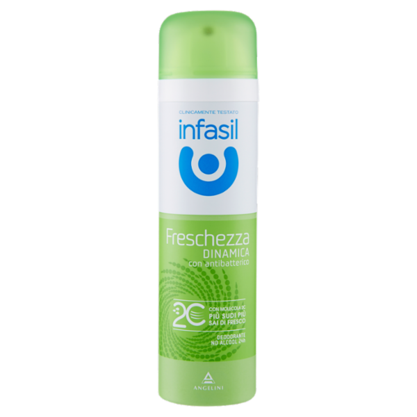 infasil Freschezza Dinamica Deodorante Spray con antibatterico 150 ml
