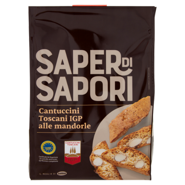 Selex Saper di Sapori Cantuccini Toscani I.G.P. alle Mandorle 250 g