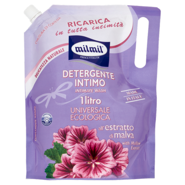 milmil Detergente Intimo all'estratto di malva Universale Ecologica 1 litro