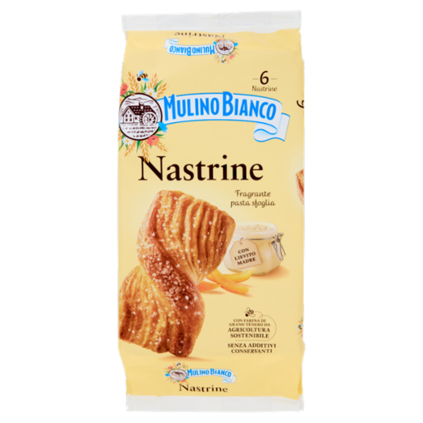 Mulino Bianco Nastrine Merenda Senza Additivi Conservanti 6 pezzi 240g
