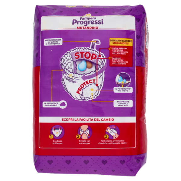 Pampers Progressi Mutandino XXL 15 pz