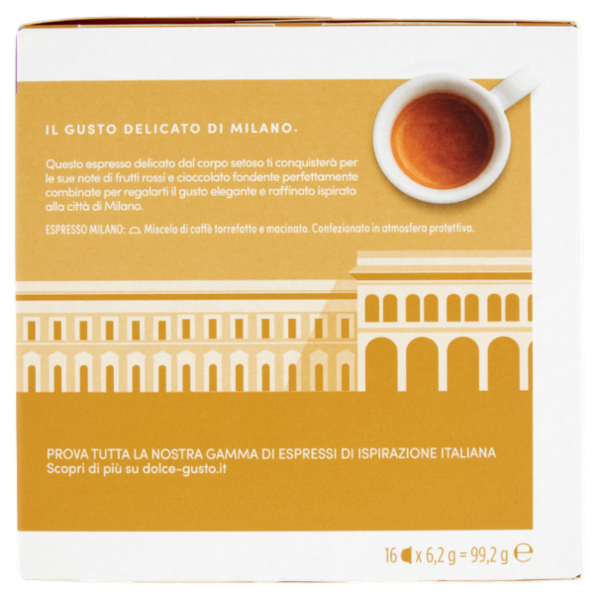 NESCAFÉ DOLCE GUSTO Espresso Milano Caffè 16 Capsule 99,2 g
