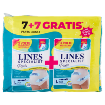 Lines Specialist Pants Unisex Taglia L Plus 7 + 7 Pz