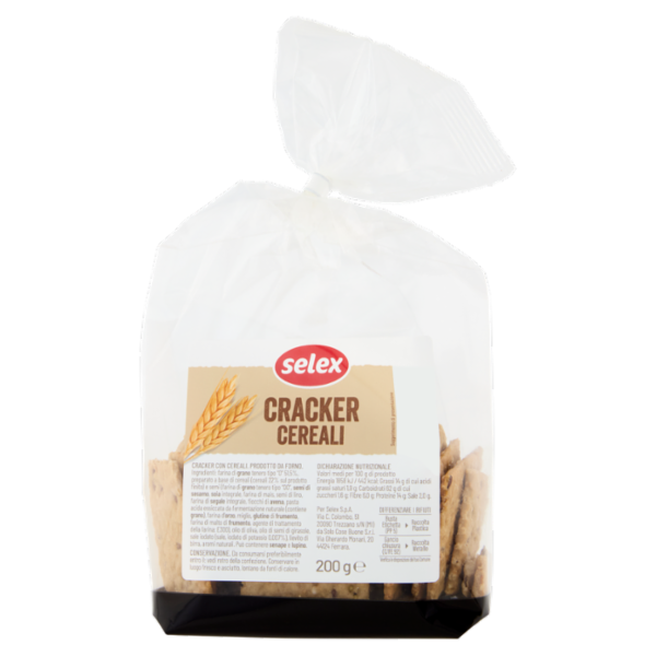 Selex Cracker con Cereali 200 g