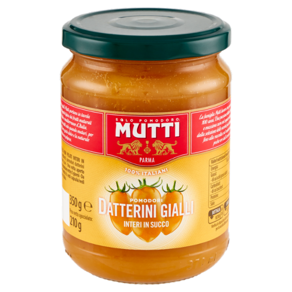 Mutti Pomodori Datterini Gialli Interi in Succo 350 g