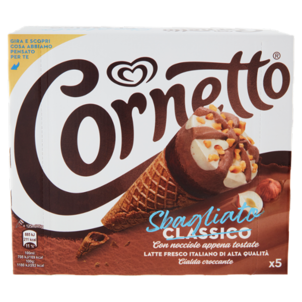 Cornetto Algida Sbagliato Classico 5 x 75 g