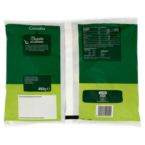 Consilia Melanzane Grigliate Surgelate 450 g