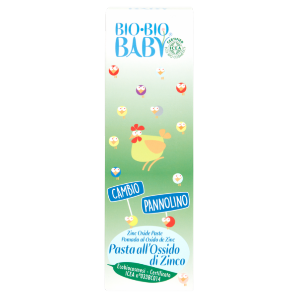 Bio-Bio Baby Pasta all'Ossido di Zinco Cambio Pannolino 100 ml