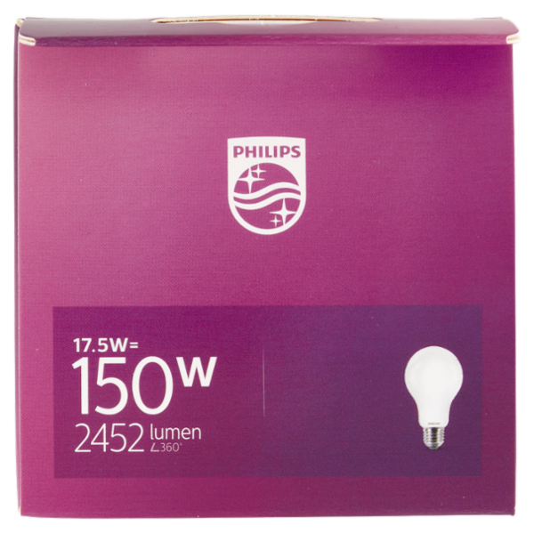 Philips Led goccia vetro 150W E27 4000K
