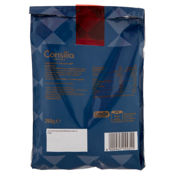 Consilia Optima Cantuccini Toscani I.G.P. alle Mandorle 250 g