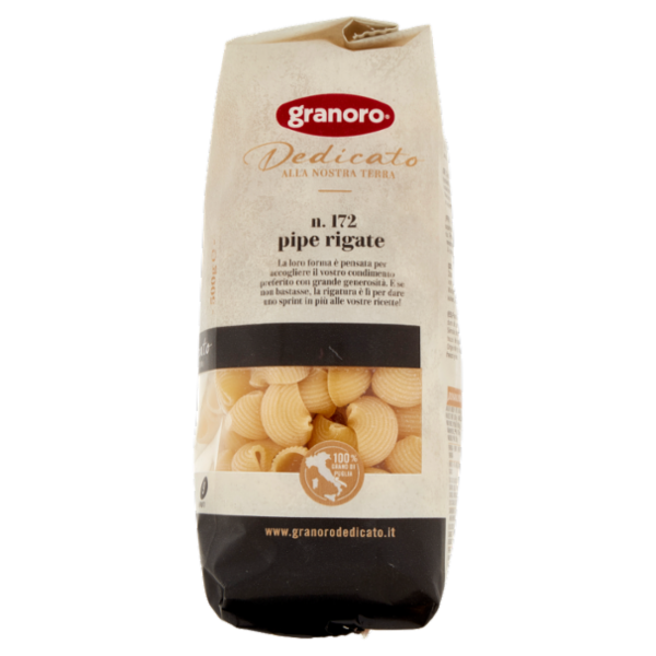 granoro Dedicato n. 172 pipe rigate 500 g