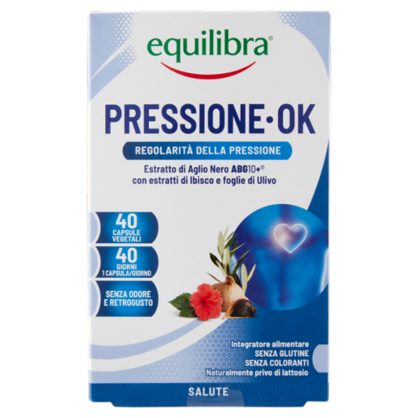 equilibra Pressione-Ok Regolarità della Pressione 40 Capsule Vegetali 20 g