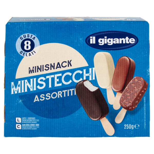 IL GIGANTE Ministecchi Assortiti 8 x 31 g