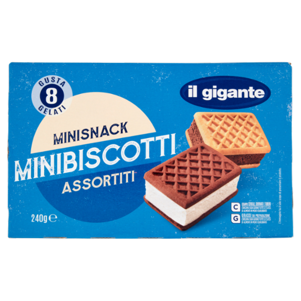 IL GIGANTE Minibiscotti Assortiti 8 x 30 g