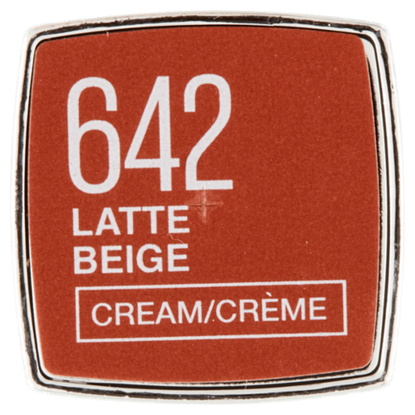 Maybelline New York Color Sensational, Comfort estremo e labbra d'impatto, 642 Latte Beige