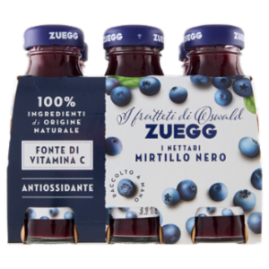 Zuegg I Frutteti Di Oswald Zuegg i Nettari Mirtillo Nero 6 x 125 Ml