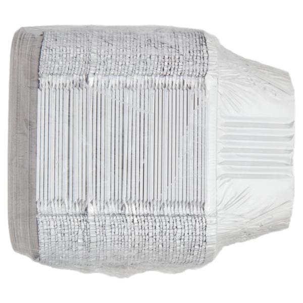 Vanto Contenitore in Alluminio con Coperchio 20x13x5 cm 50 pezzi