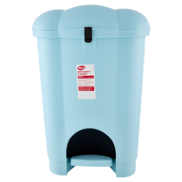 Selex Pattumiera a Pedale Azzurro 16 L