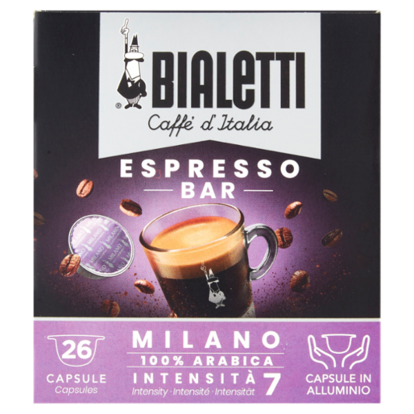 Bialetti Caffè d'Italia Espresso Bar Milano 26 Capsule 182 g