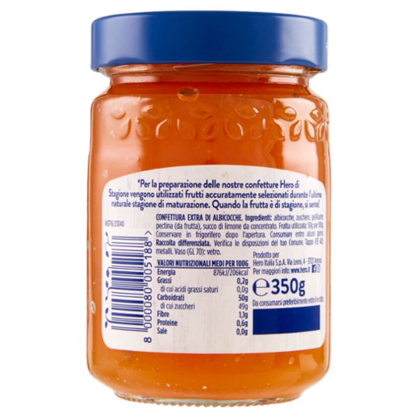 Hero di Stagione Albicocche Confettura Extra 350 g