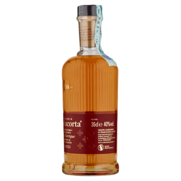 Distillerie Franciacorta la Nativa Grappa Chardonnay di Franciacorta Doppia Barrique 24 Mesi 35 cl