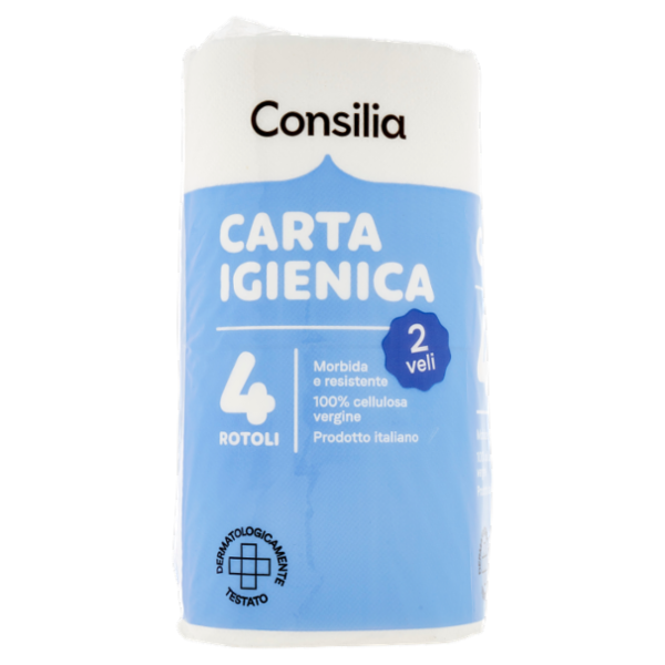 Consilia Carta Igienica 2 Veli 4 rotoli