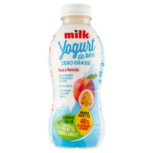 Milk Yogurt Da Bere Zero Grassi Pesca Maracuja 500 g