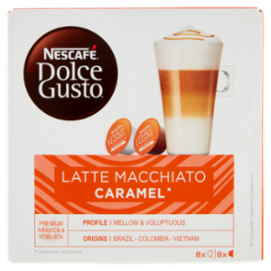 NESCAFÉ DOLCE GUSTO Latte Macchiato Caramel Latte Macchiato Al Caramello 16 Capsule 145,6 g