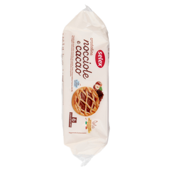 Selex Crostatine con Crema alle Nocciole e Cacao 6x40 g