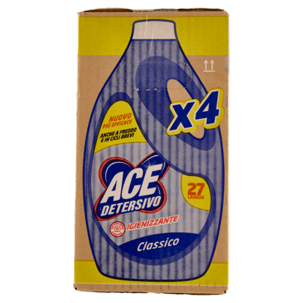 Ace Detersivo Igienizzante Classico 4 x 27 Lavaggi 4 x 1350 ml