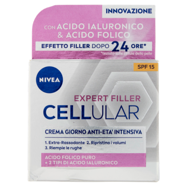 Nivea Cellular Expert Filler Crema Giorno Anti-Età Intensiva SPF 15 50 ml
