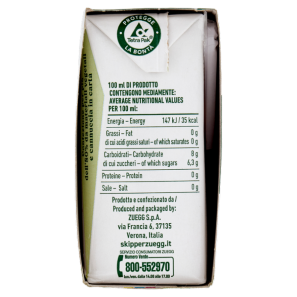 Zuegg Skipper Pesca Senza zuccheri aggiunti* 3 x 200 ml