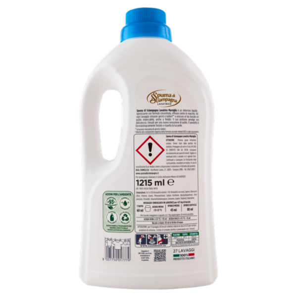 Spuma di Sciampagna Lavatrice Marsiglia 1215 ml