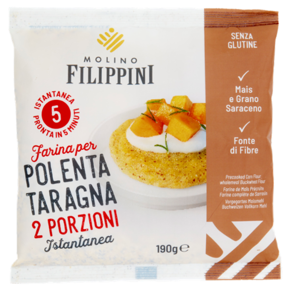 Molino Filippini Farina per Polenta Taragna Istantanea 190 g